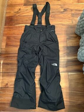 The North Face XS 6 Snow Bib Pants Black DryVent Ski Snowboard Waterproof (0952)